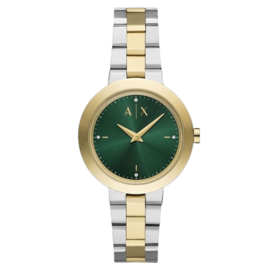 Armani Exchange Jackie Quartz Green Dial Ladies Watch AX5176