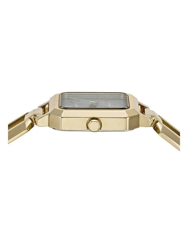 Side view of Armani Exchange AX5726 watch showing case profile and bracelet