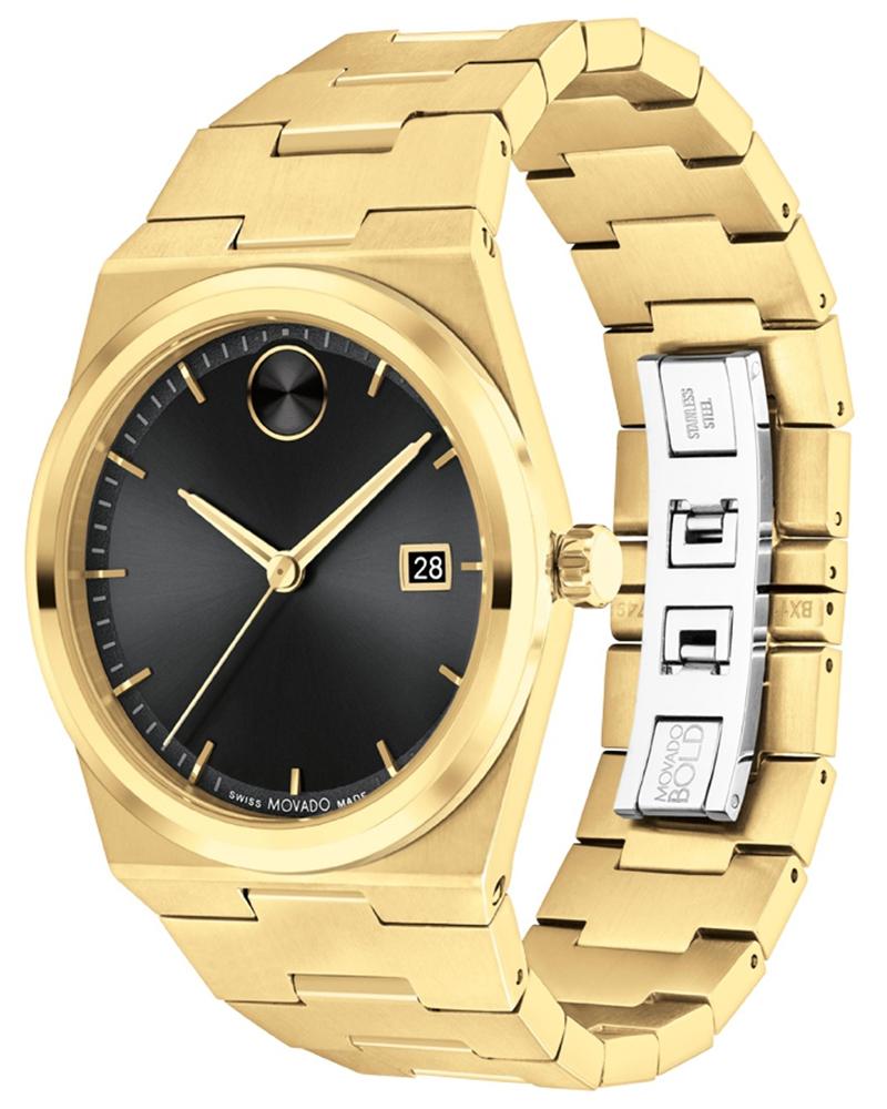Movado BOLD Quest Quartz Black Dial Men's Watch - 3601223